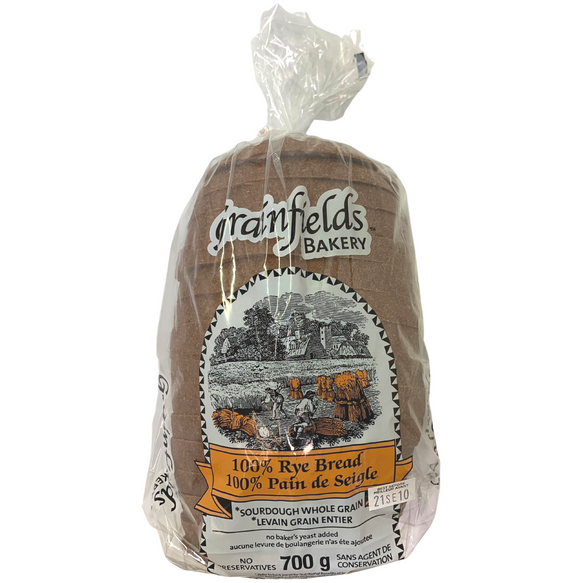 100% RYE SOURDOUGH BREAD