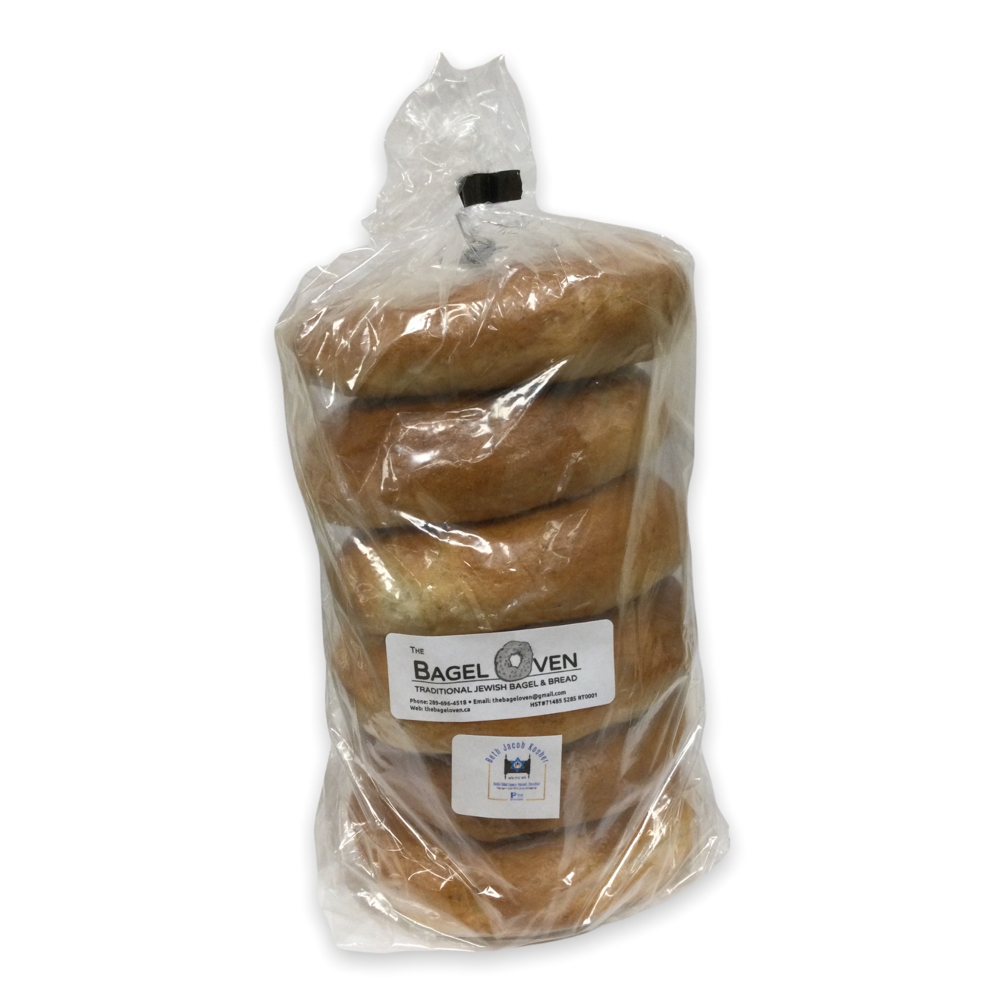 VEGAN BAGELS PLAIN 6PK