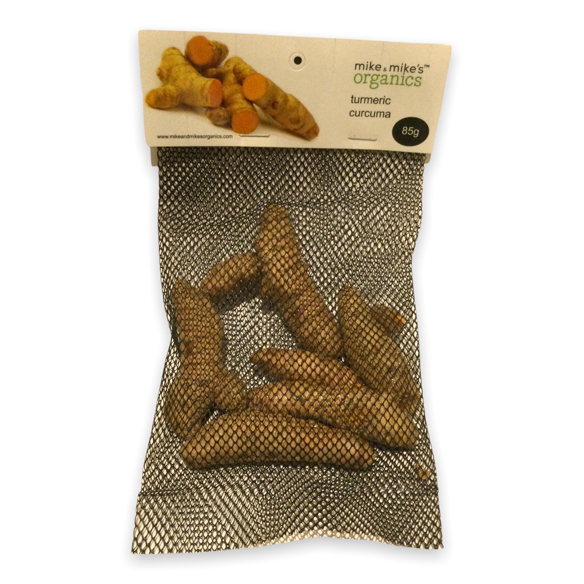 ORGANIC TURMERIC ROOT BAGGED 85G