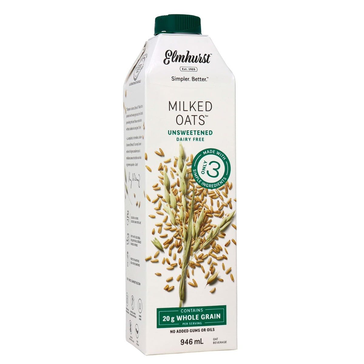 OAT MILK UNSWEETENED 946ML