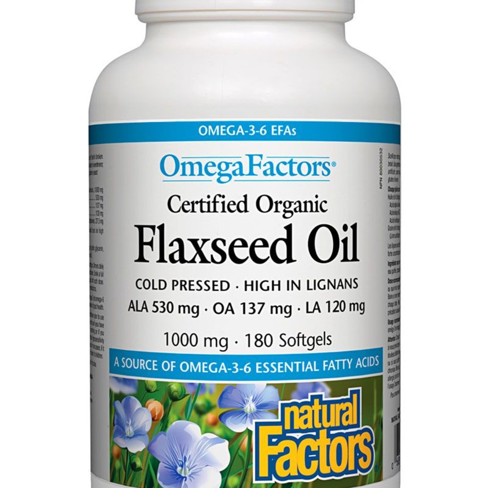 FLAX OIL 1000MG 180C