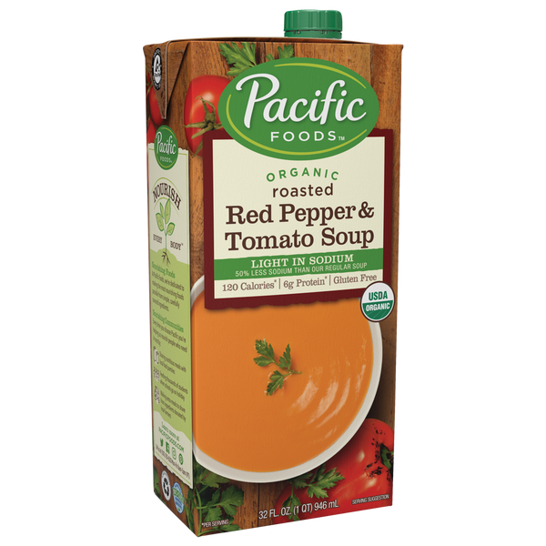 ORGANIC LOW SODIUM ROASTED RED PEPPER SOUP