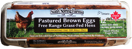 PASTURED FREE-RANGE BROWN EGGS
