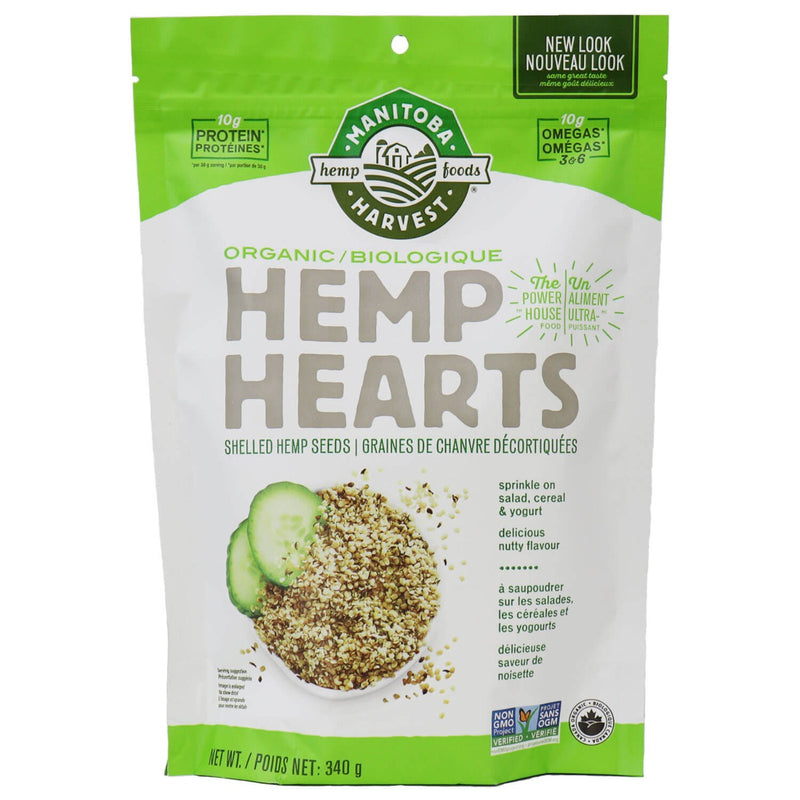 ORGANIC HEMP HEARTS 340G