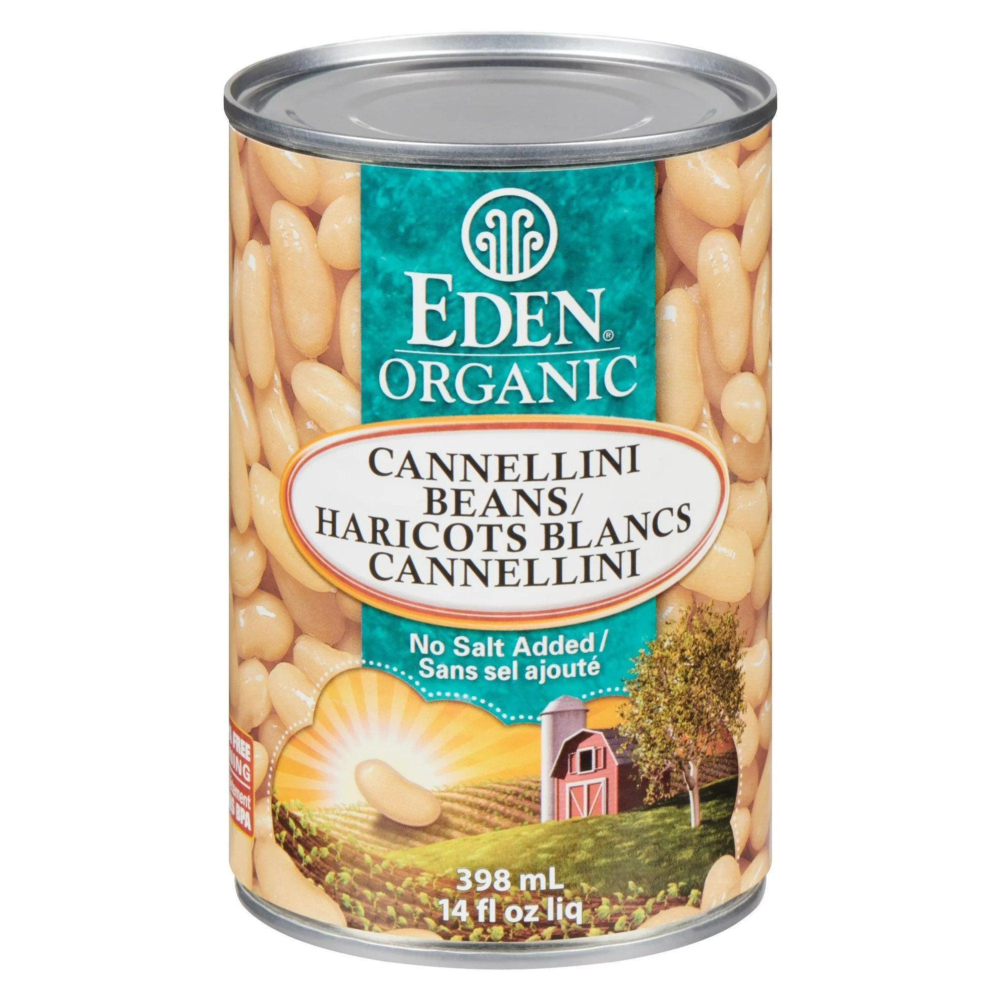 ORGANIC CANNELLINI BEANS 398ML
