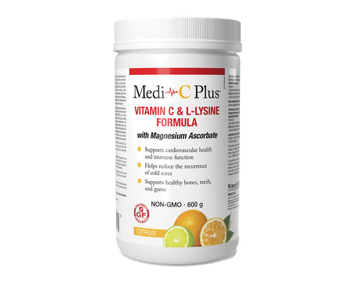 VITAMIN C & L-LYSINE WITH MAGNESIUM ASCORBATE - BERRY 600G