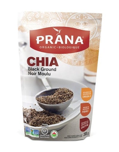 ORGANIC GROUND BLACK CHIA SEED 200G