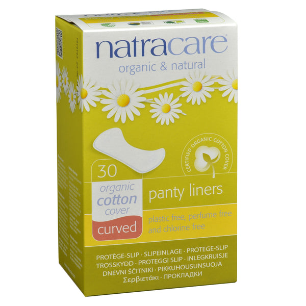 ORGANIC CURVED PANTY LINERS 30 PACK