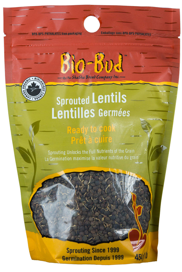 ORGANIC SPROUTED LENTILS 454G