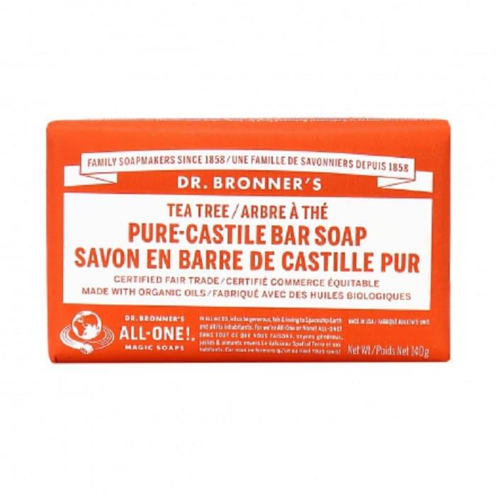 PURE CASTILLE SOAP BAR TEA TREE 142G