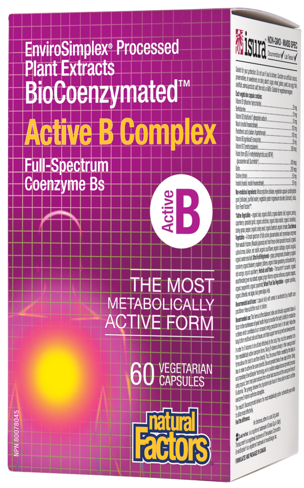 ACTIVE B COMPLEX COENZYMATED 60C