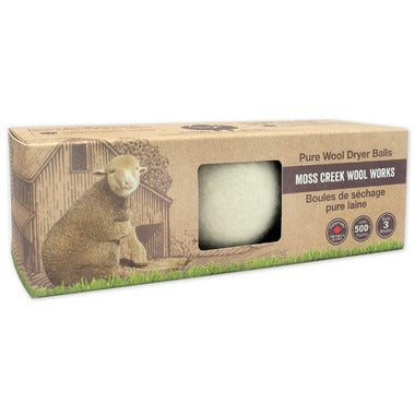 GREY WOOL DRYER BALLS 3PK