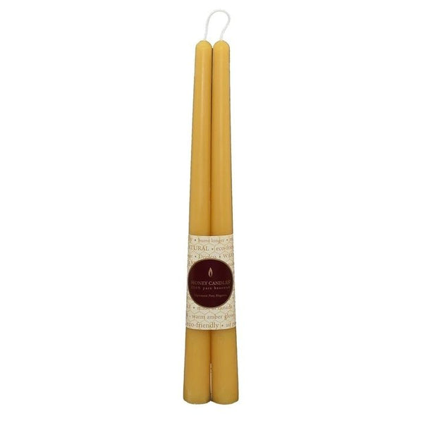 BEESWAX CANDLES GOLD TAPERS
