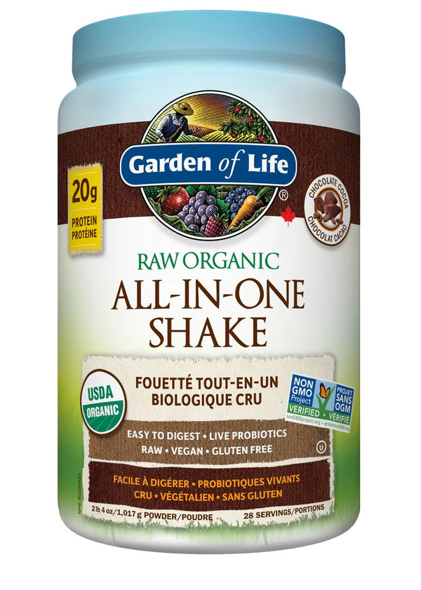 RAW ALL-IN-ONE SHAKE CHOCOLATE 1017G