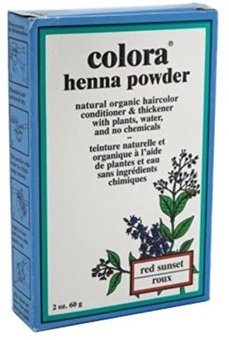 HENNA POWDER HAIR COLOR - RED SUNSET 60G