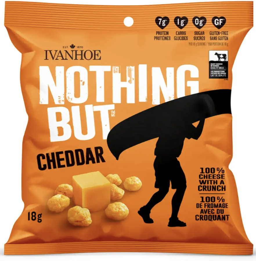 NOTHING BUT CHEESE CHEDDAR 18G