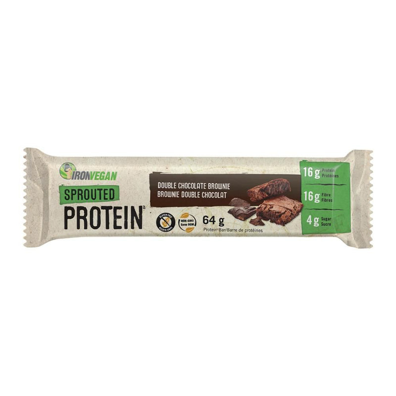 SPROUTED PROTEIN BAR DOUBLE CHOCOLATE BROWNIE