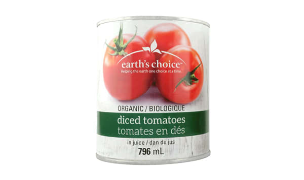ORGANIC DICED TOMATOES 796ML