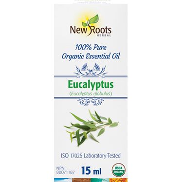 ORGANIC EUCALYPTUS ESSENTIAL OIL 15ML