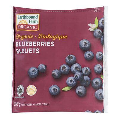 FROZEN ORGANIC BLUEBERRIES 300G