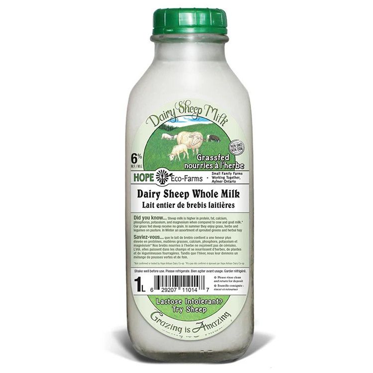 WHOLE SHEEP MILK 1L