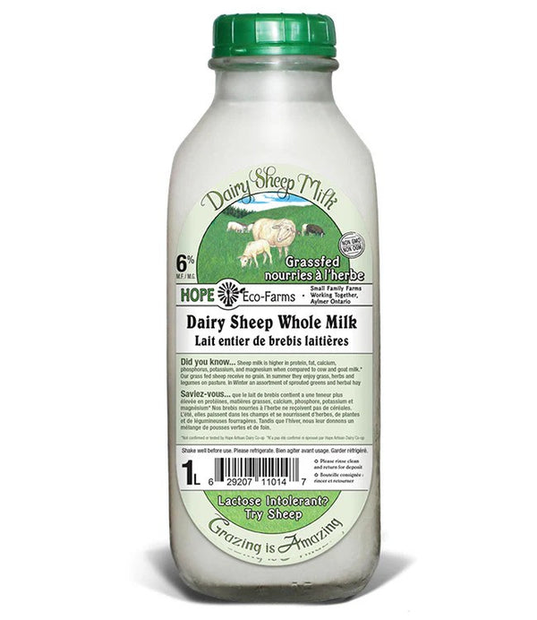 WHOLE SHEEP MILK 1L