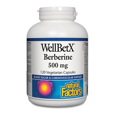 WELLBETX BERBERINE 500MG, 120C