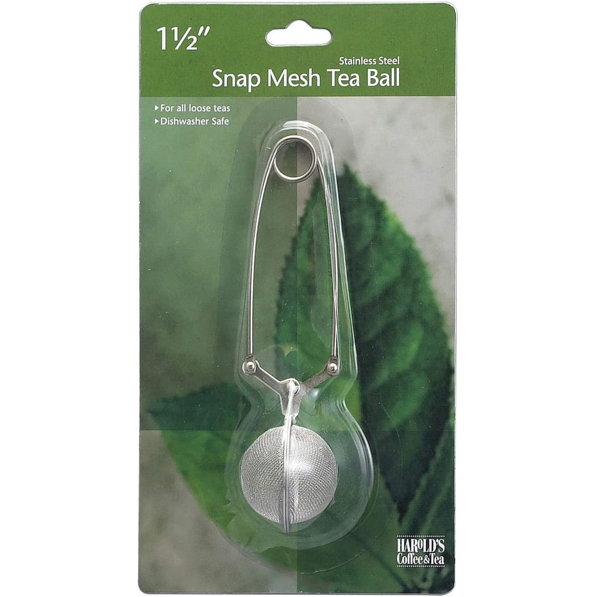STAINLESS STEEL SNAP MESH TEA BALL