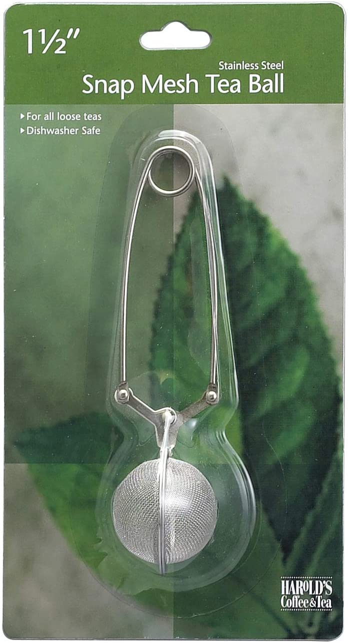 STAINLESS STEEL SNAP MESH TEA BALL