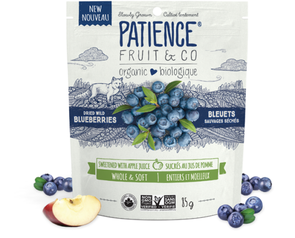 ORGANIC WHOLE DRIED WILD BLUEBERRIES 85G
