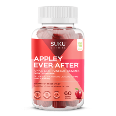 APPELY EVER AFTER APPLE CIDER VINEGAR 60 GUMMIES