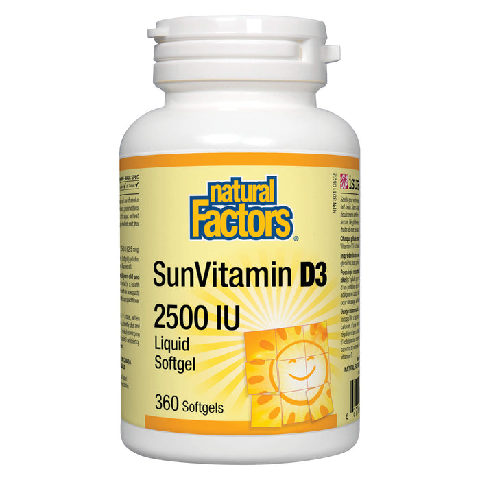 SUNVITAMIN D3 2500IU 360SG