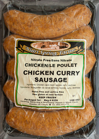 CHICKEN CURRY SAUSAGE 5 PACK