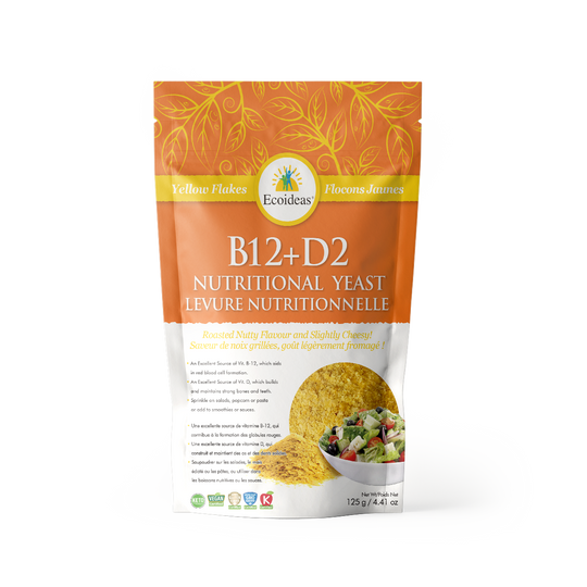 NUTRITIONAL YEAST + B12 & D2 125G