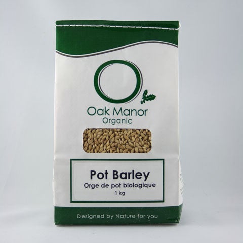 ORGANIC HULLED POT BARLEY 1KG