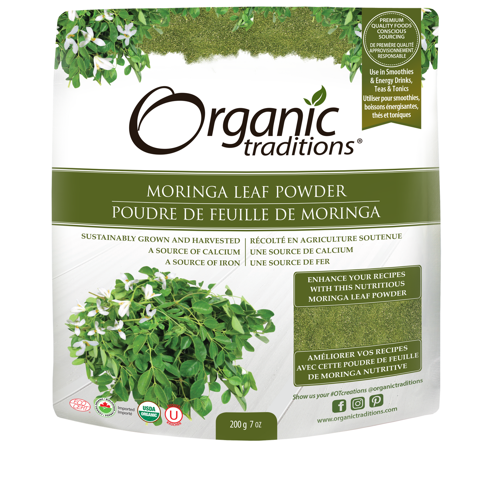 ORGANIC MORINGA LEAF POWDER 200G