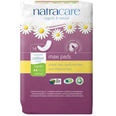 ORGANIC MAXI PADS REGULAR 14 PACK