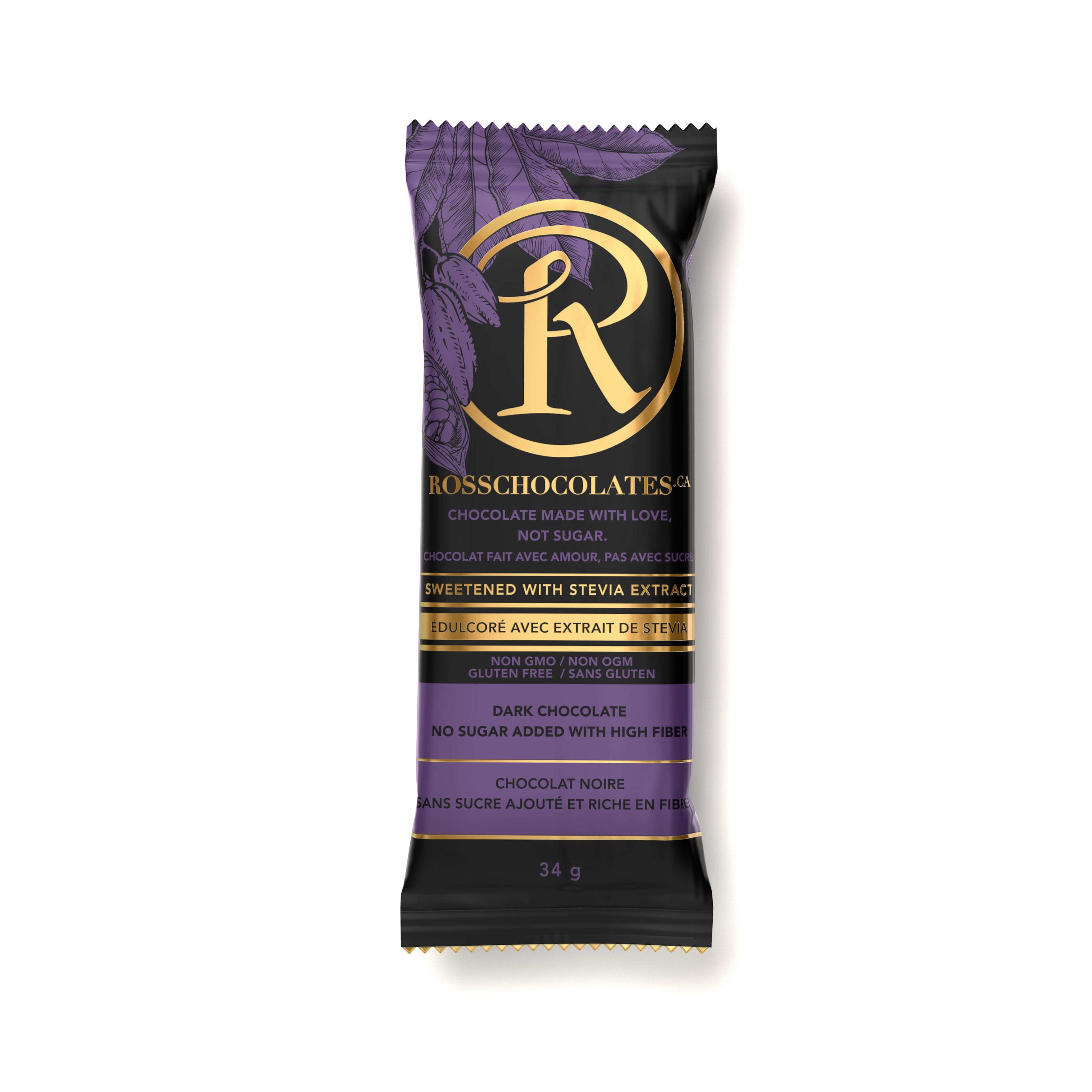 DARK CHOCOLATE BAR 34G