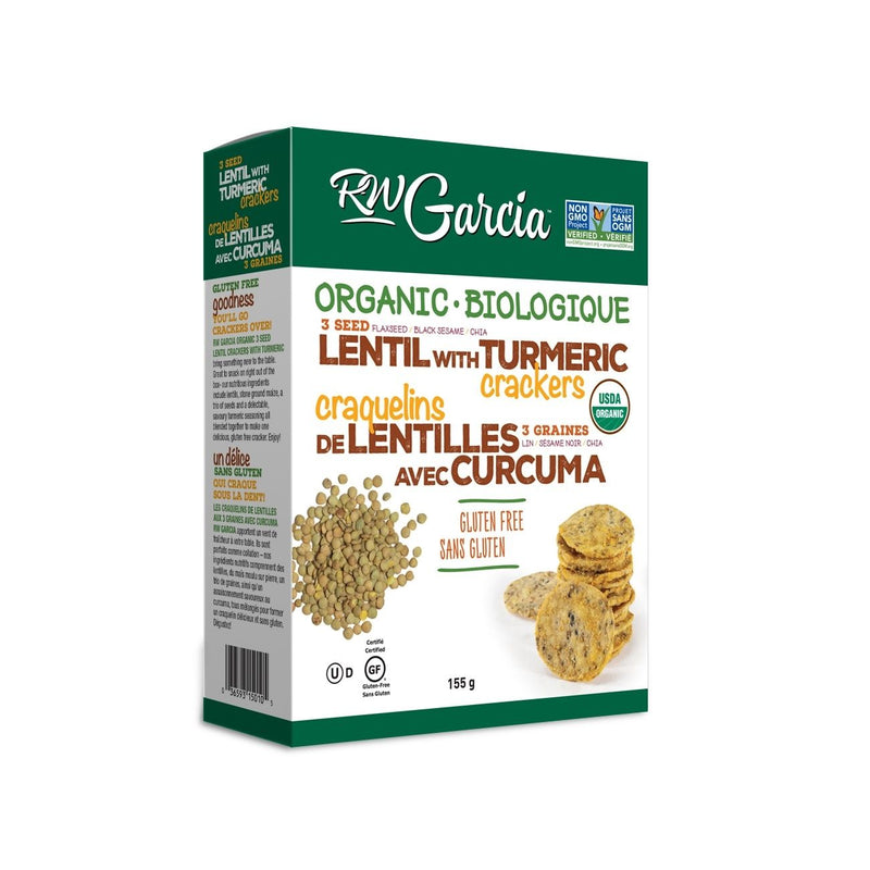 ORGANIC LENTIL TURMERIC CRACKERS