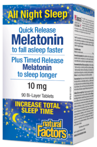 MELATONIN QUICK-RELEASE 10MG BI-LAYER 90T