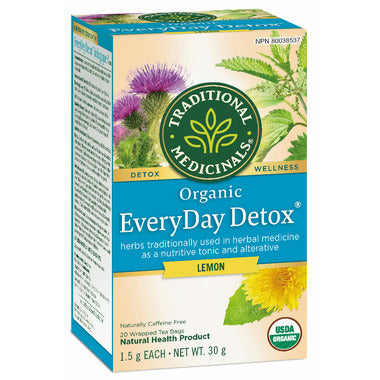 ORGANIC LEMON EVERYDAY DETOX TEA 20B