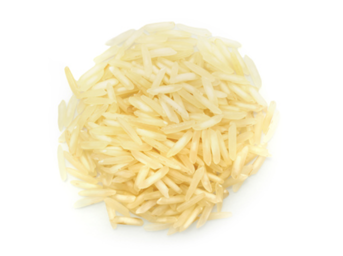 BULK ORG WHITE BASMATI RICE per 100g