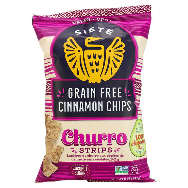 GRAIN-FREE CINNAMON CHIPS CHURRO STRIPS 142G