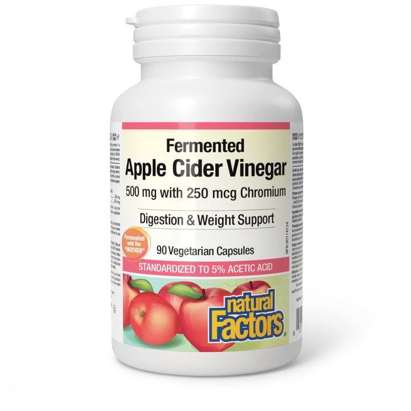 FERMENTED ACV 500MG + 250MCG CHROMIUM 90C