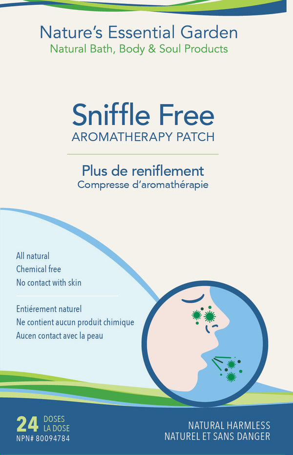 SNIFFLE FREE AROMATHERAPY PATCH 24CT