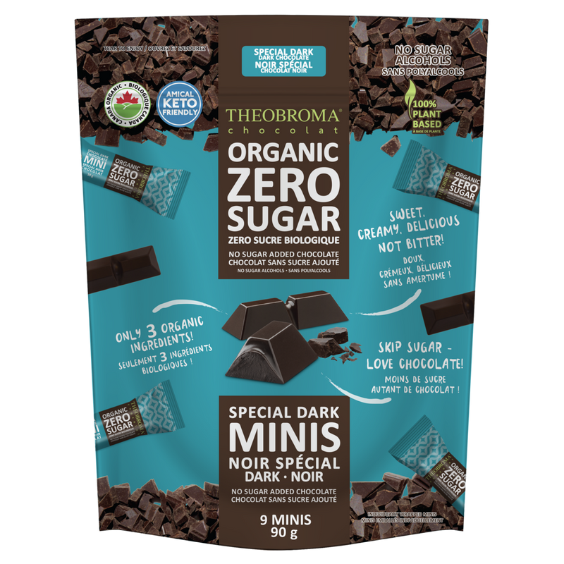 ZERO SUGAR SPECIAL DARK CHOCOLATE MINIS 90G