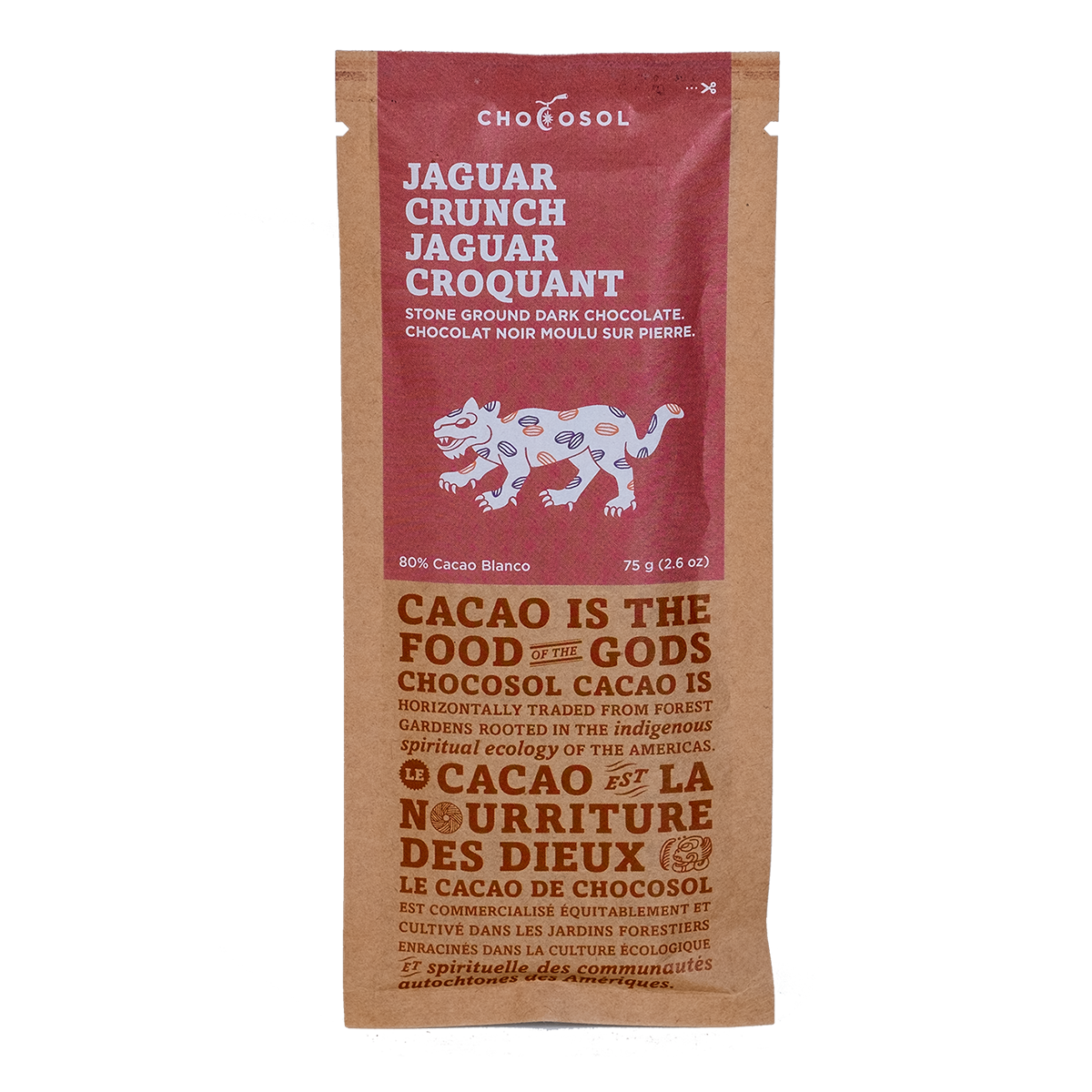 JAGUAR CRUNCH CHOCOLATE BAR 75G