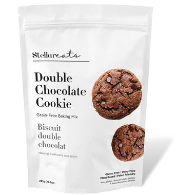 GRAIN-FREE DOUBLE CHOCOLATE COOKIE MIX 291G