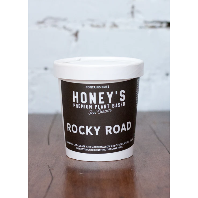 ROCKY ROAD ICE CREAM 1 PINT