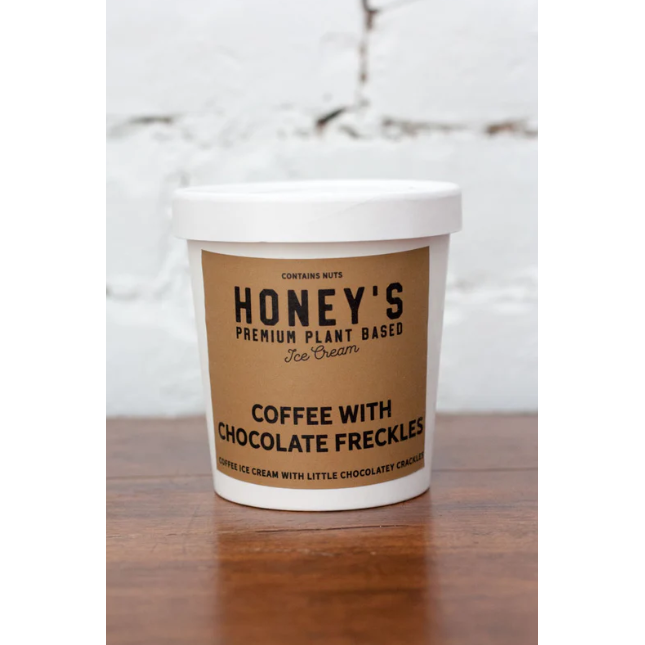COFFEE WITH CHOCOLATE FRECKLES ICE CREAM 1 PINT